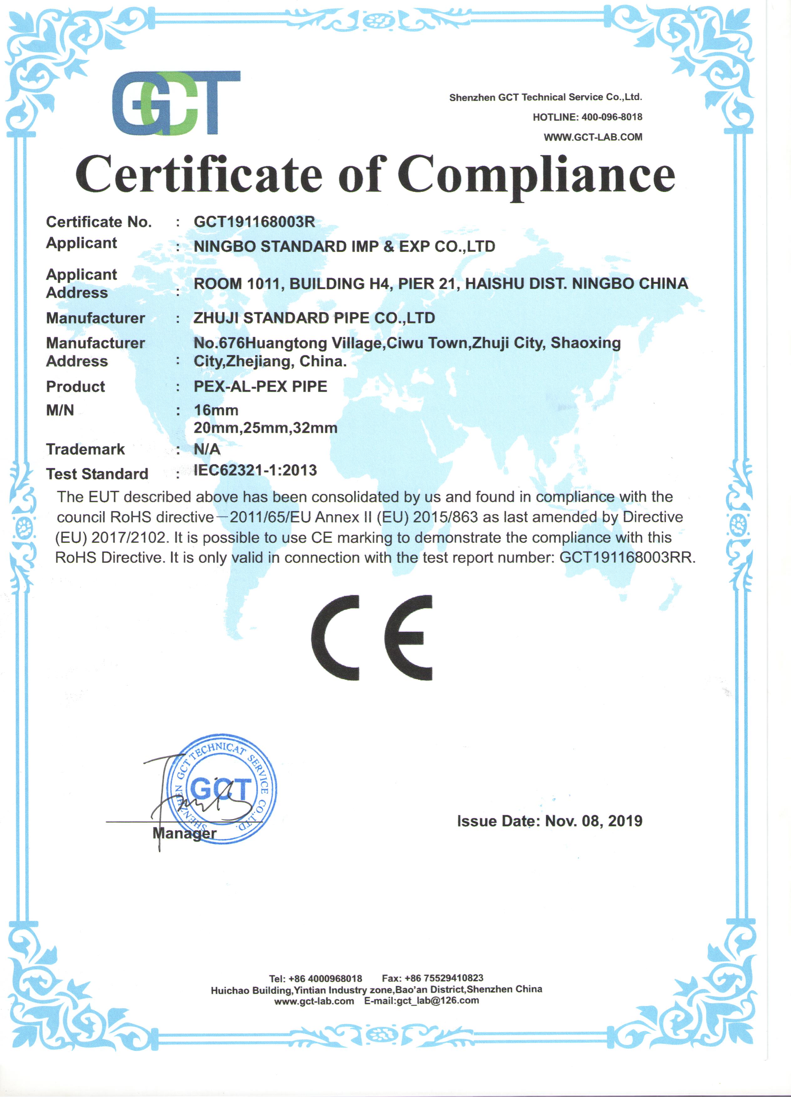 Pex pipe fittings brass compression fittings copper oring connector Tee