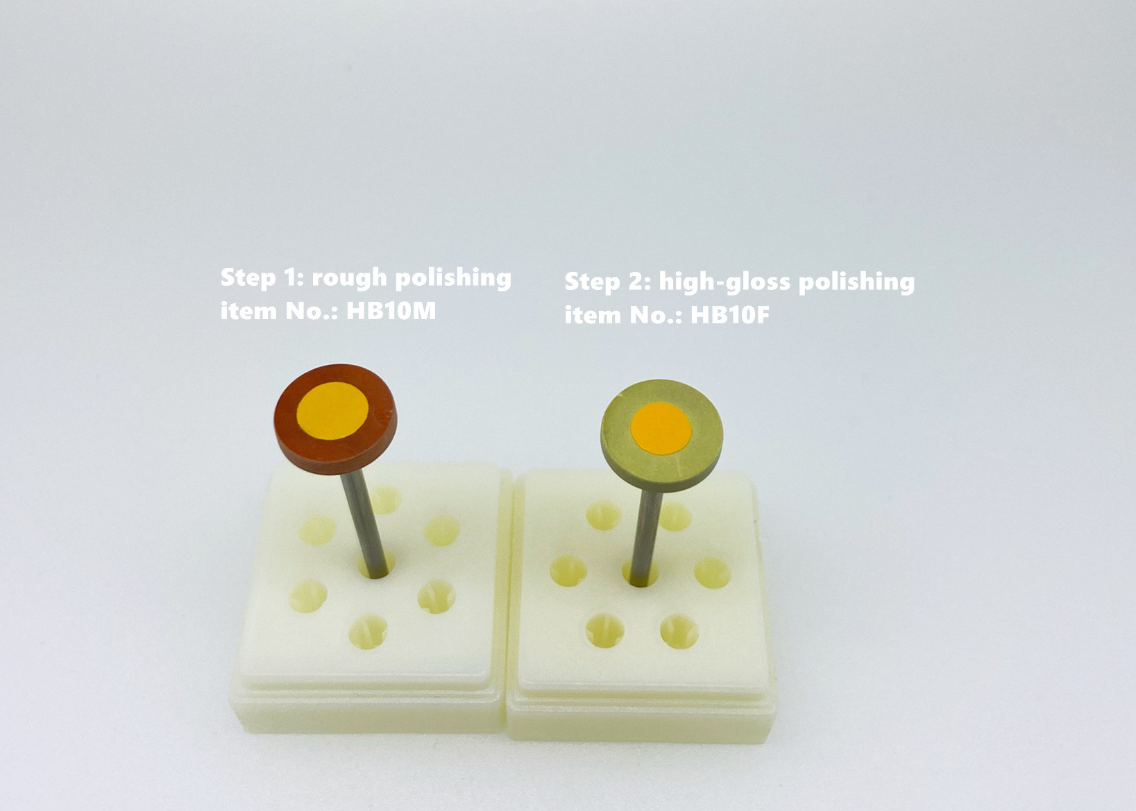 Dental Lab Sintered Diamond Disc / Rubber Polishing Disc For Lithium Disilicate