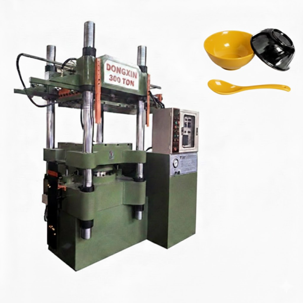 Melamine Tableware Compression Molding Press Low Noise Dual Voltage Compatibility