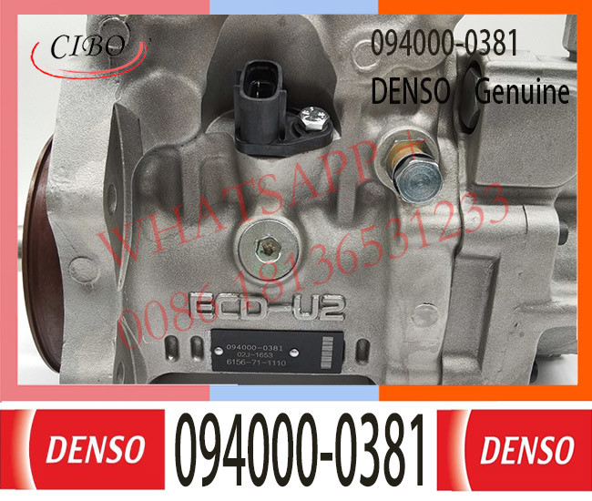 094000-0381 Engine Fuel Pump 094000-0382 For KOMATSU SAA6D125E-3 PC450-7 6156-71-1110