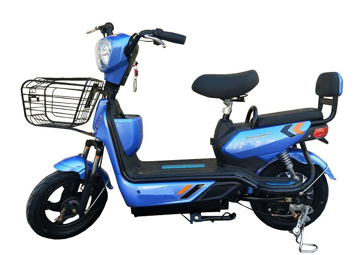 48V 350W Adult Electric Moped Scooter Blue Colour 1540 × 670 × 1100mm