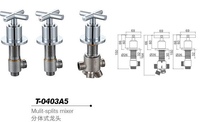 Bathtub mixer,Faucet,T-0403A5