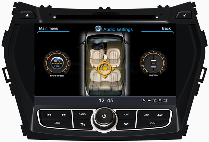 Ouchuangbo S100 Platform Car Kit for Hyundai IX45 /Santa Fe 2013 1G CPU Video DVD GPS Navigation