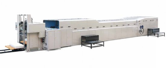 High Speed Art Paper Bag Making Machine 110G - 300G / M2 Sheet - Feeding