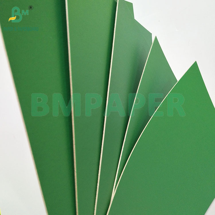 1.2MM Glossy Coated High Stiffness Green Laminated Gray Board