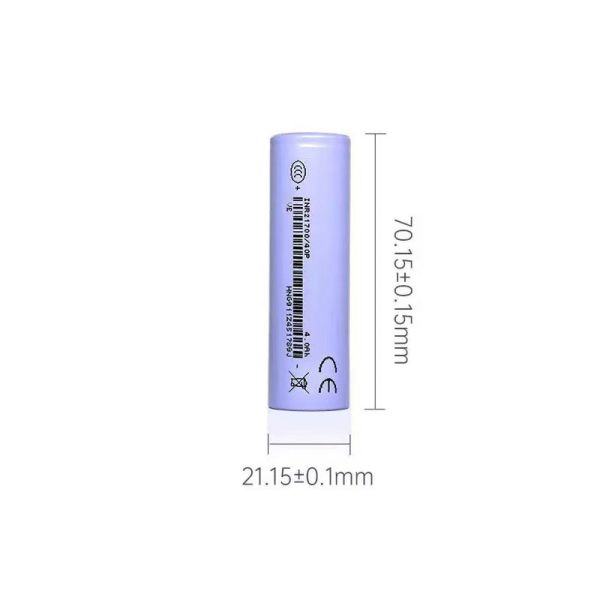 21700 Li-ion Battery 3.7V 4000mAh 12C High Rate with 1000 Cycles for Electronic Devices