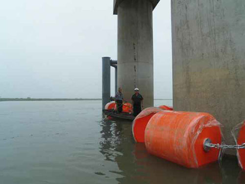 ISO9001 Polyurethane EVA Foam Filled Fenders 600mm Dia