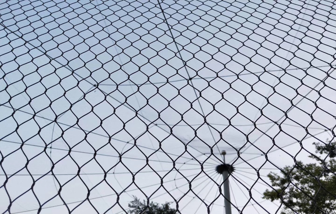 AISI 316 Diamond Shape Ferruled Stainless Steel Wire Rope Mesh for decorationTEND mesh