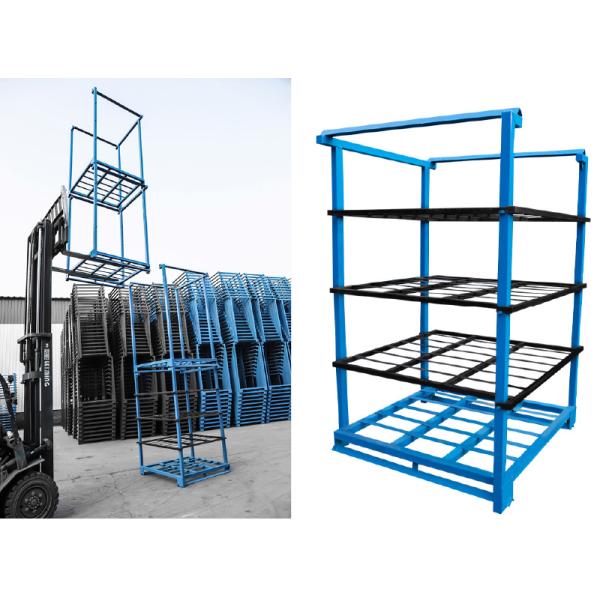 Nesting Stacking Foldable Stacking rack