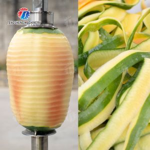 watermelon Hami Melon Vertical one knife peeling machine papaya chieh-qua