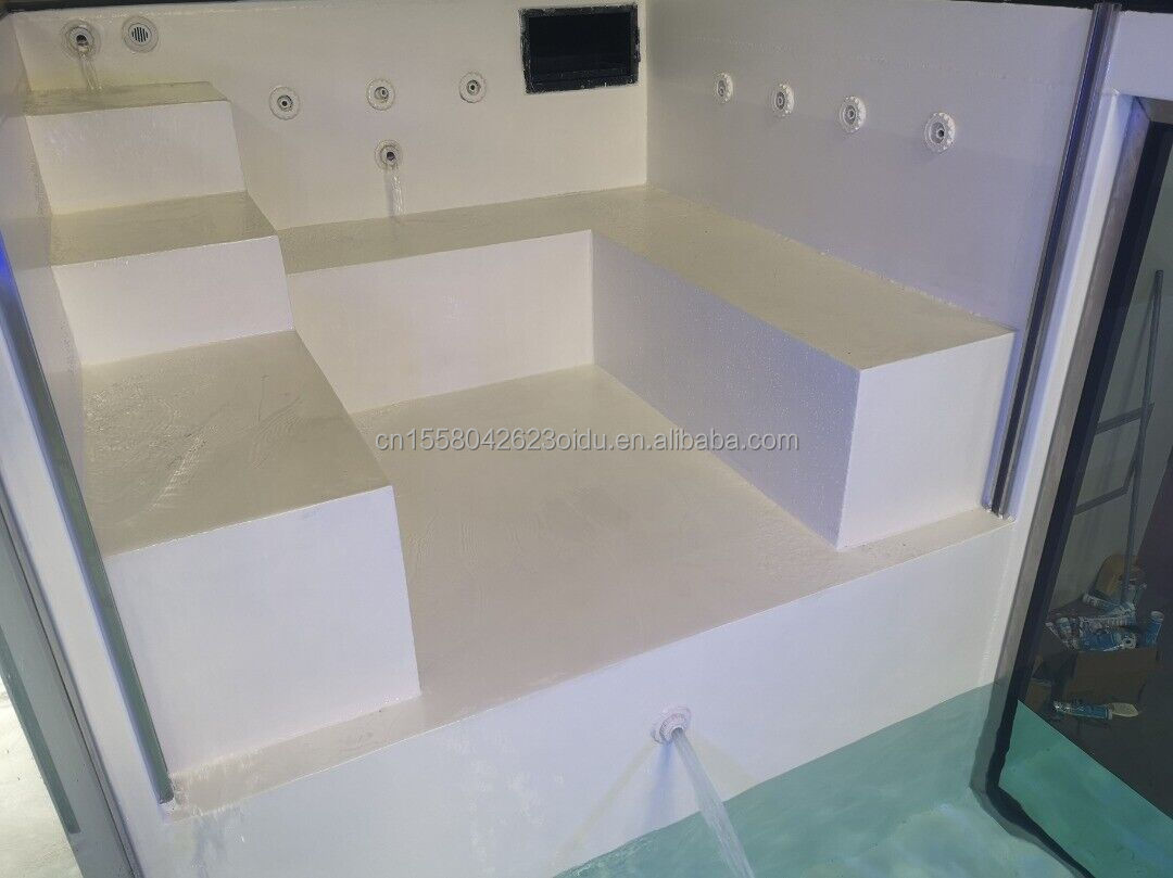 Luxary Custom Made Movable Prefab Modular Container Swimming Pool for Garden and Hotel