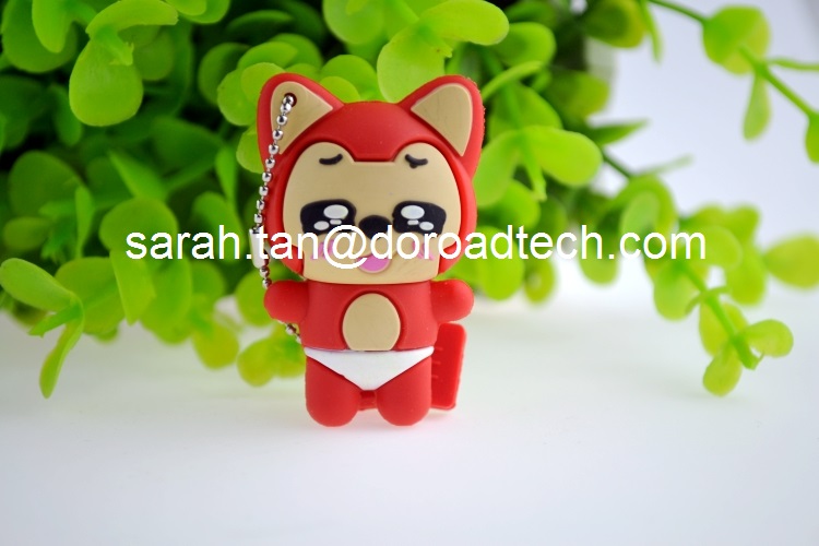 Promotional Gift Custom Cartoon PVC USB Flash Drive