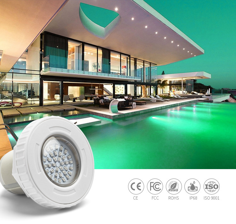 Synchronous Control RGB 3W 12 Volt AC LED Vinyl Pool Light For Small Pool Light
