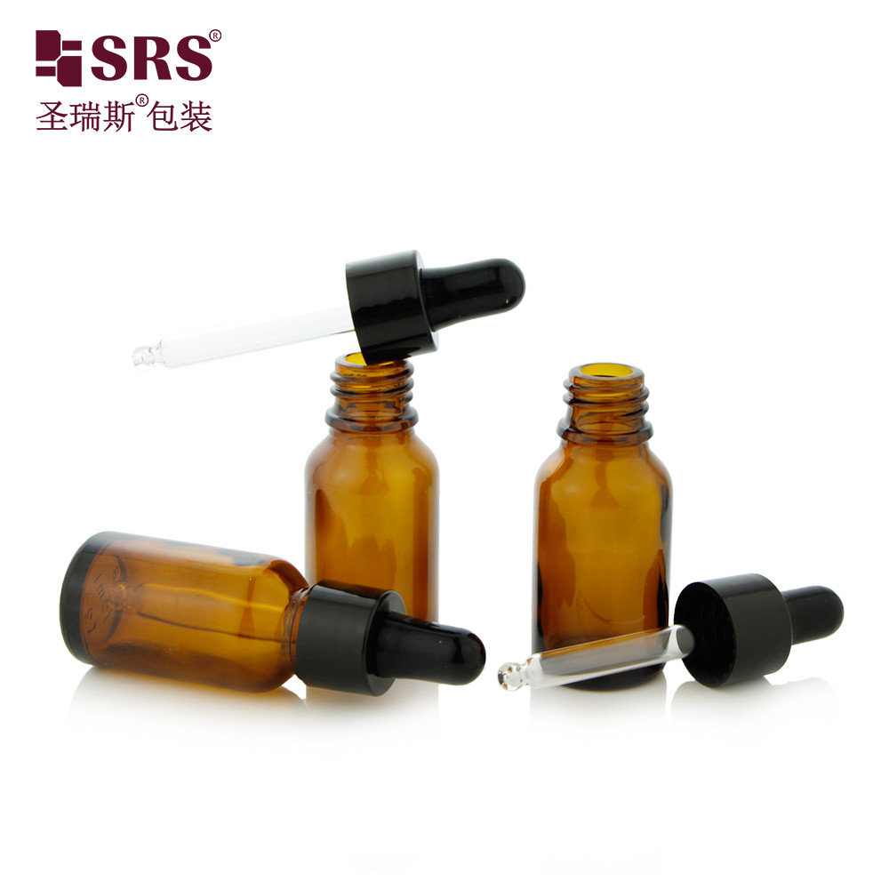 30ml Clear Stock Color Fast Delivery Ready To Ship Round Glass Dropper Bottle