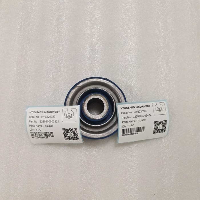 Hyunsang Excavator Spare Parts Isolator B229900002824 B229900002474