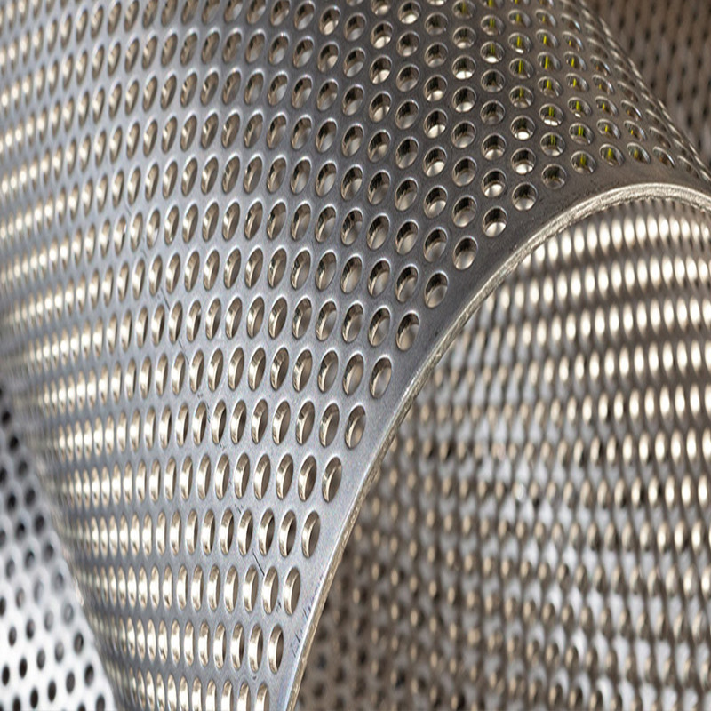 304 316 Stainless Steel Perforated Sheet For Ventilation Panels 1250mm Width