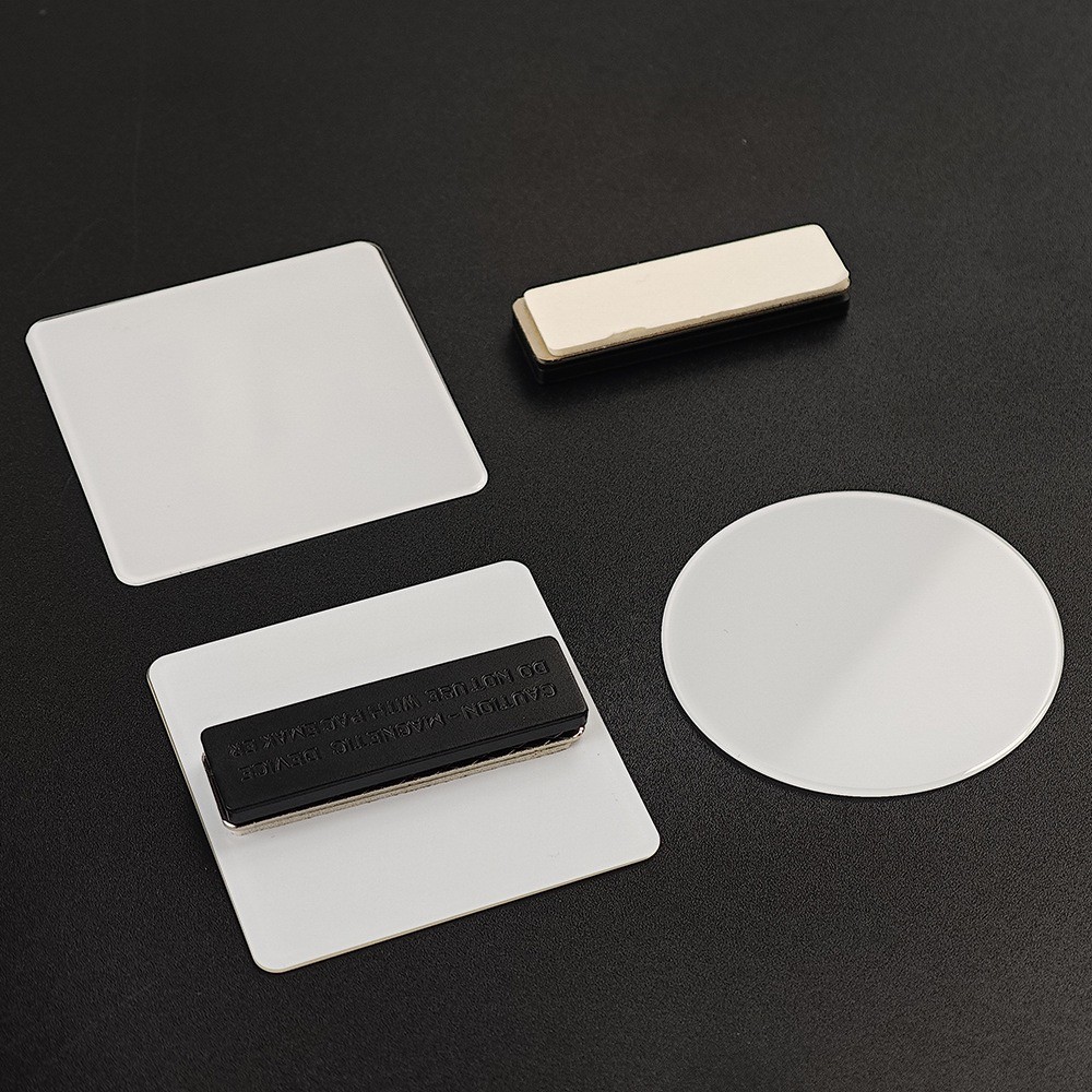Personalized Sublimation Glass Blanks Sublimation Fridge Magnet Blanks 5*5cm