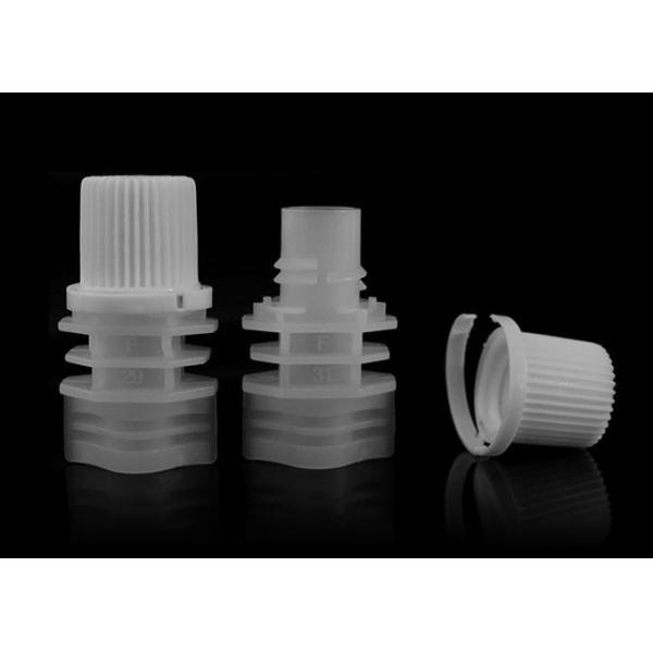 10.5mm Outer Diameter Burglarproof Plastic Spout Caps Corner On Paste Doypack