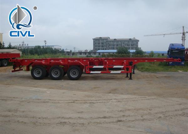 40 Feet Flatbed Semi Trailer With 3 Axles, Semi Trailer Truck from China