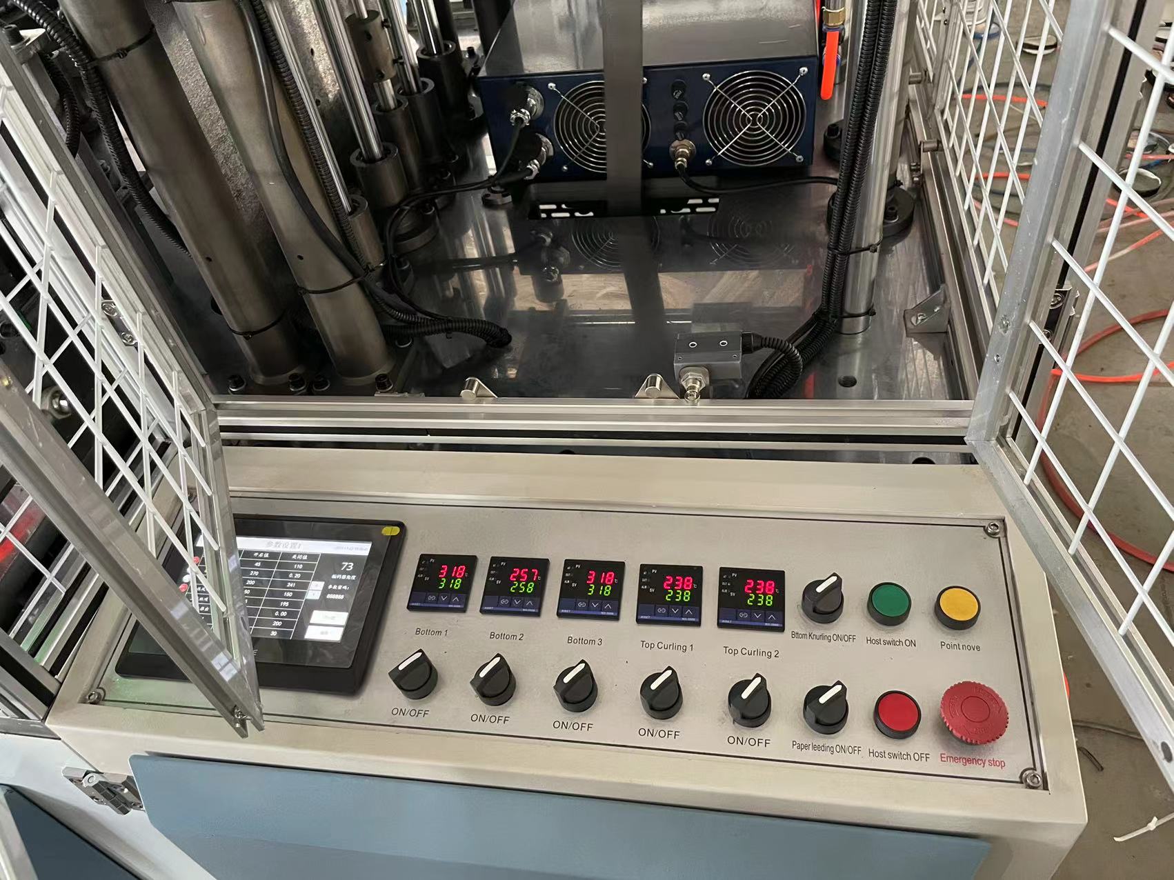 automatic fully lid cover machine paper hotel cup lids making machine paper can lid machine