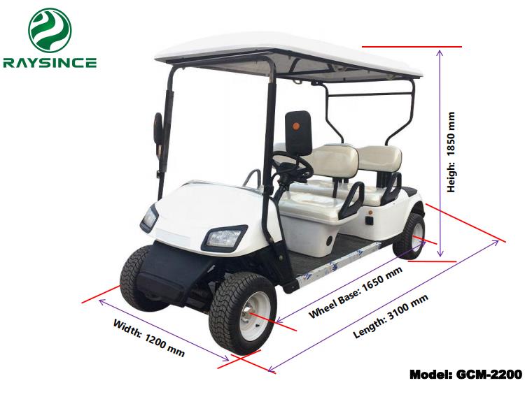 Electric golf trolley good style factory directly supply cheap price electric golf cart with 60V battery