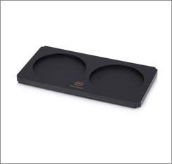 Buy cheap double matt black acrylic cup holder manufacturer for 5-star Hyatt hotel from wholesalers