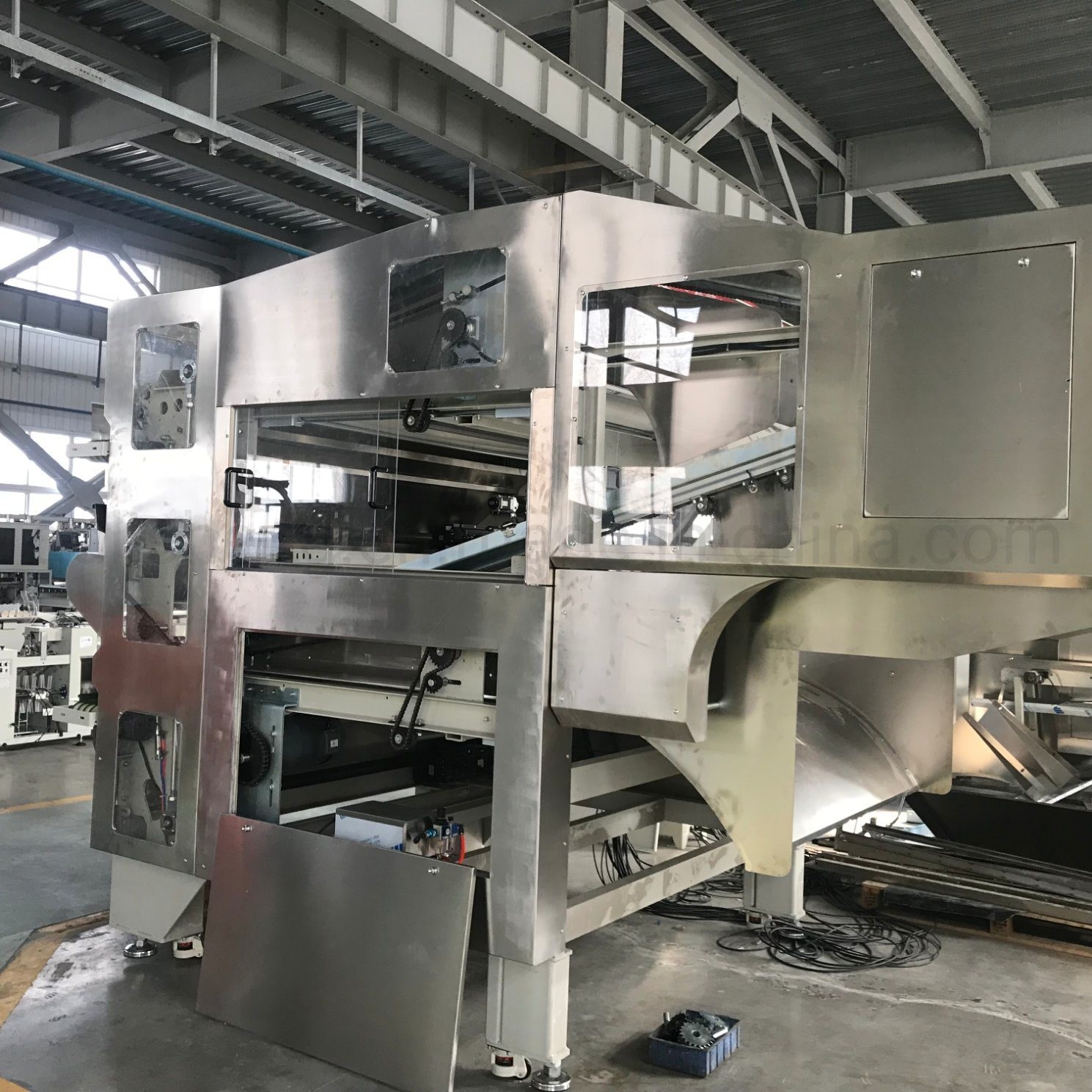Automatic High Precision Hanging Noodle Cutter Machine One Year Warranty