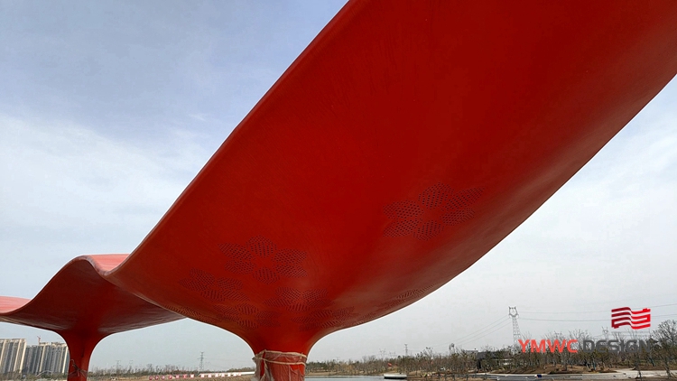 Customizable Outdoor Metal Pavilion for City Park Public Art Sculpture Shade Look