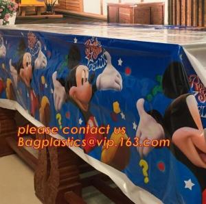 China vinyl tablecloth roll, vinyl peva printed table cloth in roll, 0.08mm to 0.25mm PVC/PEVA Double Side Printed wholesale t on sale