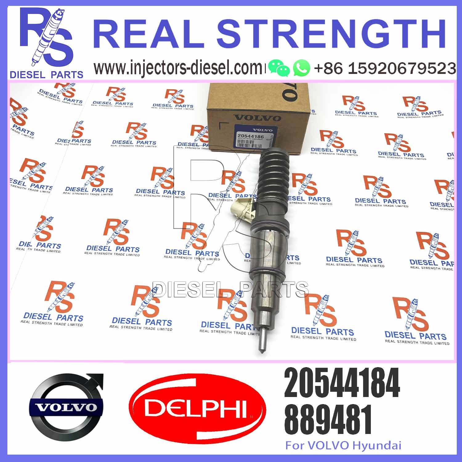 Injector 85000318 20544186 BEBE4C04001 BEBE4C04101 FH16 16.1D Euro 3 Diesel Injector for V-O-L-V FH 16