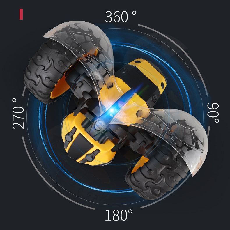 Lightning Wasp Bee Stunt Car with Motion Sensing Rolling Watch Controller Battery 2*AA