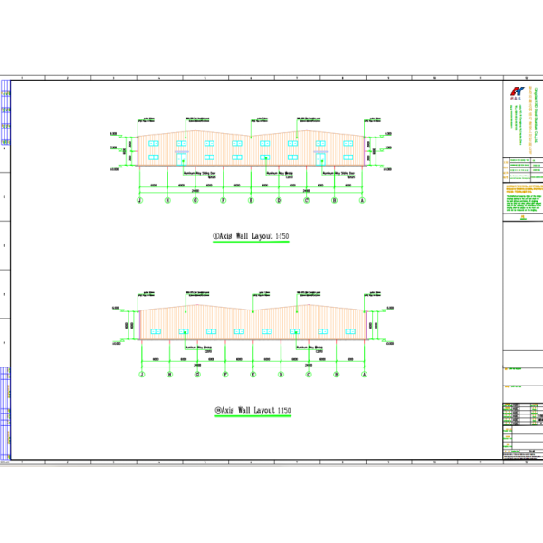 Industrial Light Steel Structure Workshop for Rubber Processing Plant