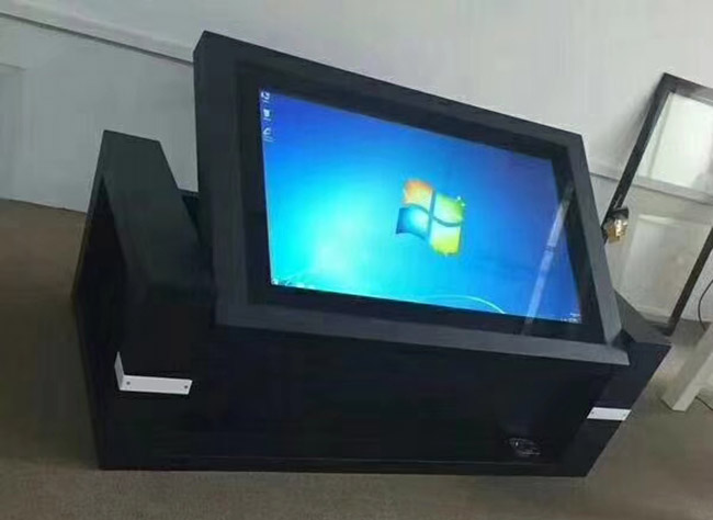 Hottest 43" Indoor Interactive Smart Touch Screen Coffee Table for Restaurant Lifting Touch Table