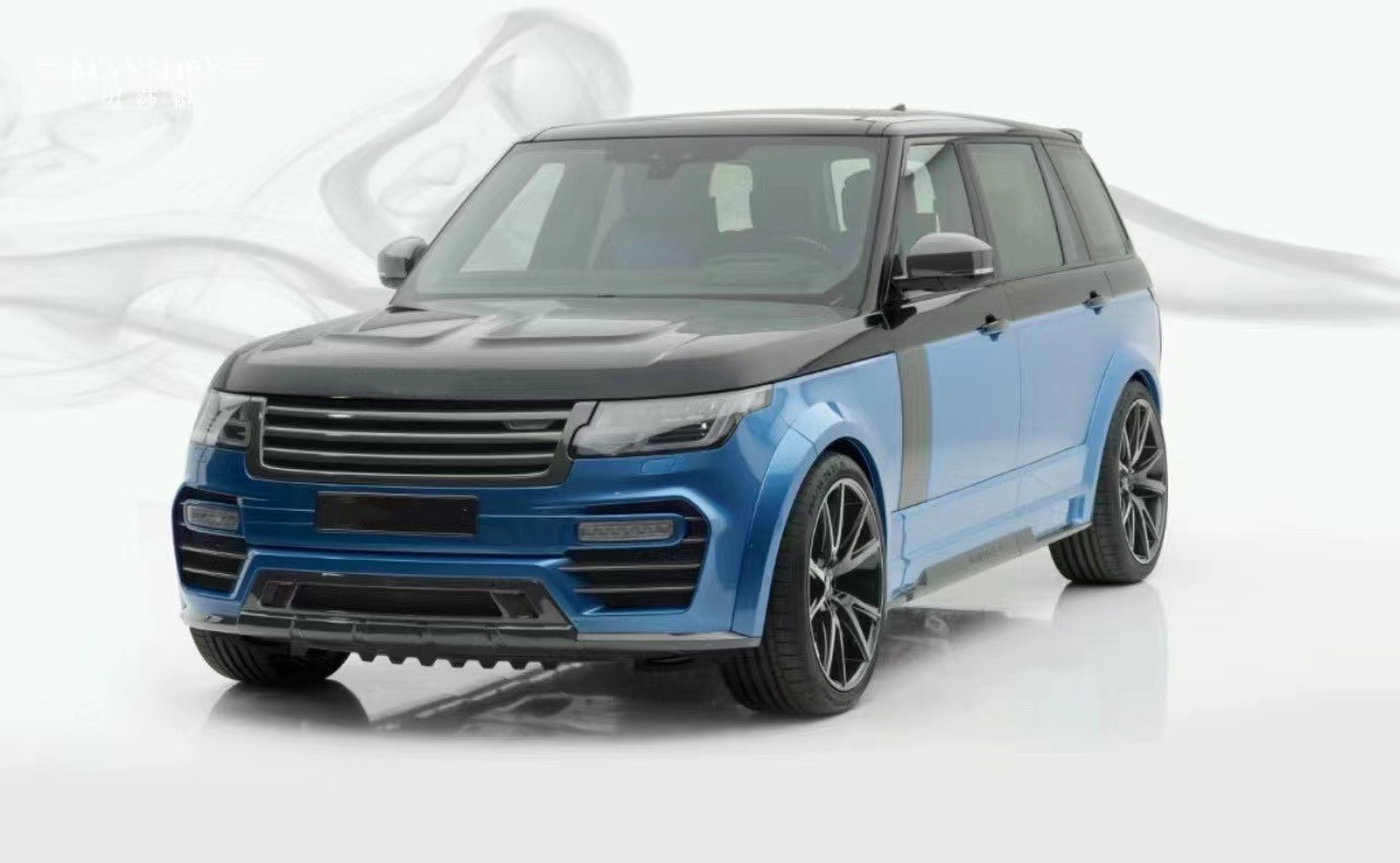Black Range Rover Bodykits 240mm Carbon Fiber Widebody Kit 2019-