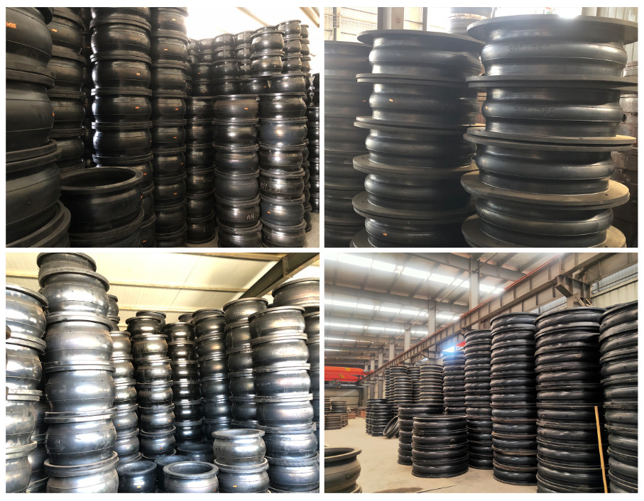 High Performance Double Sphere Rubber Expansion Joint With Vibration & Noise Reduction