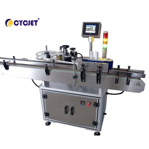 Automatic Mechanical Sticker Labeling Machine Horizontal Round Bottle Labeling