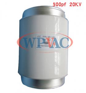 Quality Small Size Fixed Ceramic Vacuum Capacitor CKT500/20/120 500pf 20KV Save Space for sale