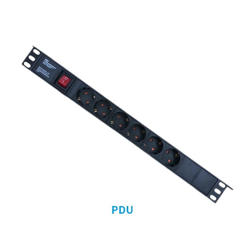 1U UK/EU Type Network Cabinet Accessories For 19 Inch International Standard