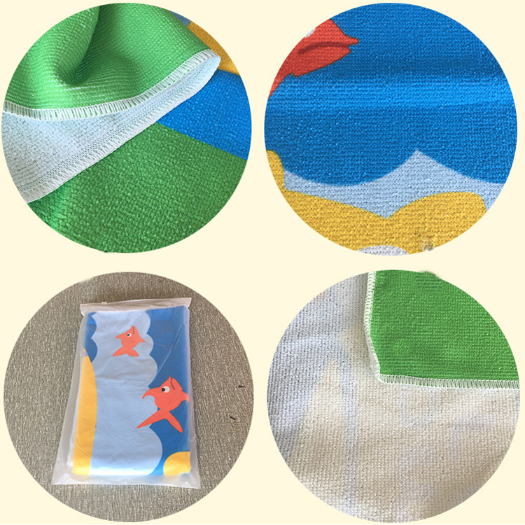 Summer Pool Essential Custom Printed Pool Beach Towels in Soft Microfiber Material