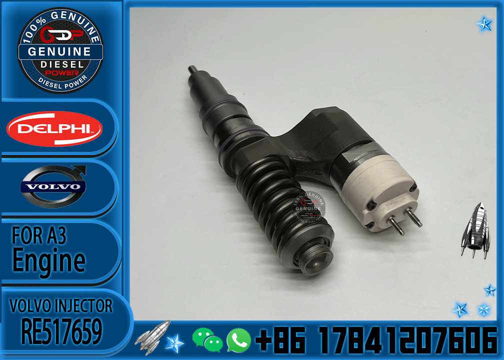 Diesel Fuel Injector BEBE4B17102 RE517659 R517662 BEBE4B17102 EX631012 RG33967 33800-84100 For VOL Excavator