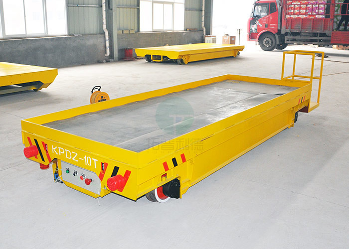 10000 kg Heavy Duty Travelling Material Handling Transfer Motorized Platform Cart On Rail