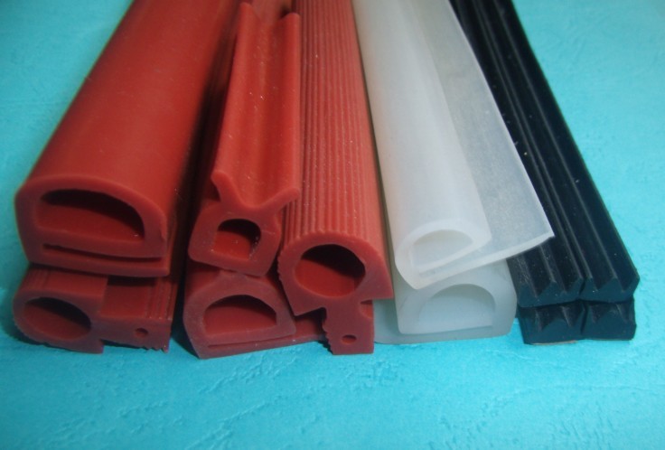 Custom Silicone Rubber Sealing Strips Oven Door Gasket , Durometer Shore 40-80A