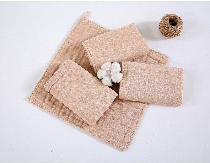 Anti Static 175X135 Woven Cotton Gauze Fabric Brown Tan Gauze Fabric