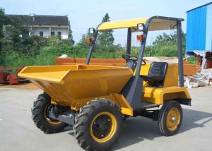 Quality 2WD Diesel Mini Concrete 1 Ton Dumper With 470L Skip Capacity Rigid  Frame Chassis for sale