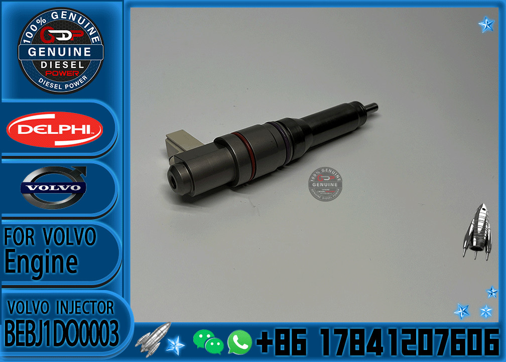 Diesel Fuel Injector common rail parts injector BEBJ1DO0003 1972591 BEBJ1DO1104 1972590 for VOLVO