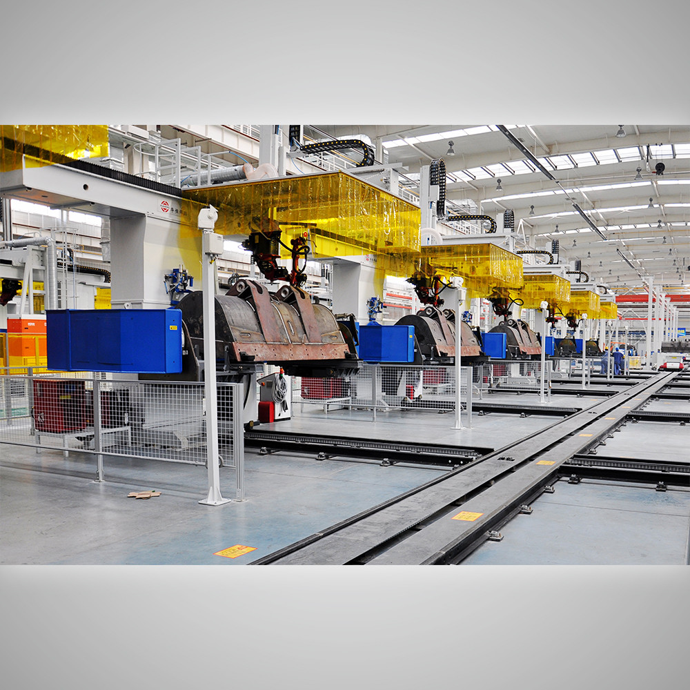 Quality Advanced Manufacturing &amp; Smart Welding - Bucket Robot Welding Manufacuting Line for sale