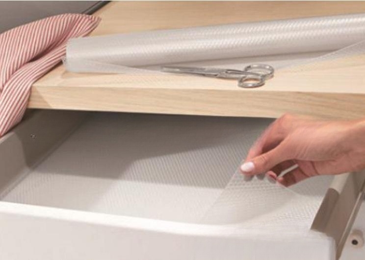 Waterproof Folding Table Mat for Kitchen Cabinet Drawer Household Non-slip Plastic Pad