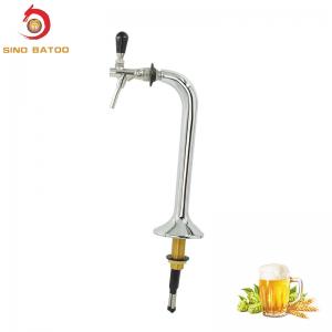 China One Way Chrome Plated Single Faucet Beer Tower For Brass Beer Dispenser on sale