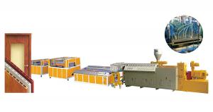 Quality Pvc Door Profile Plant Plastic Profile Extrusion Machine With CE Certificate for sale