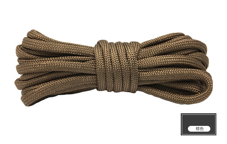 Colorful Orange Nylon Rope ISO9001 Double Braided Polyester Rope